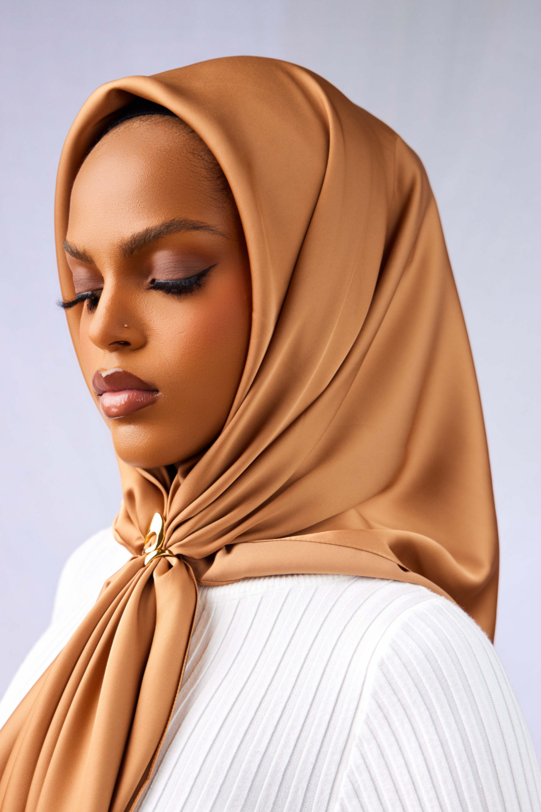 Plain Matte Silk ~ Caramel
