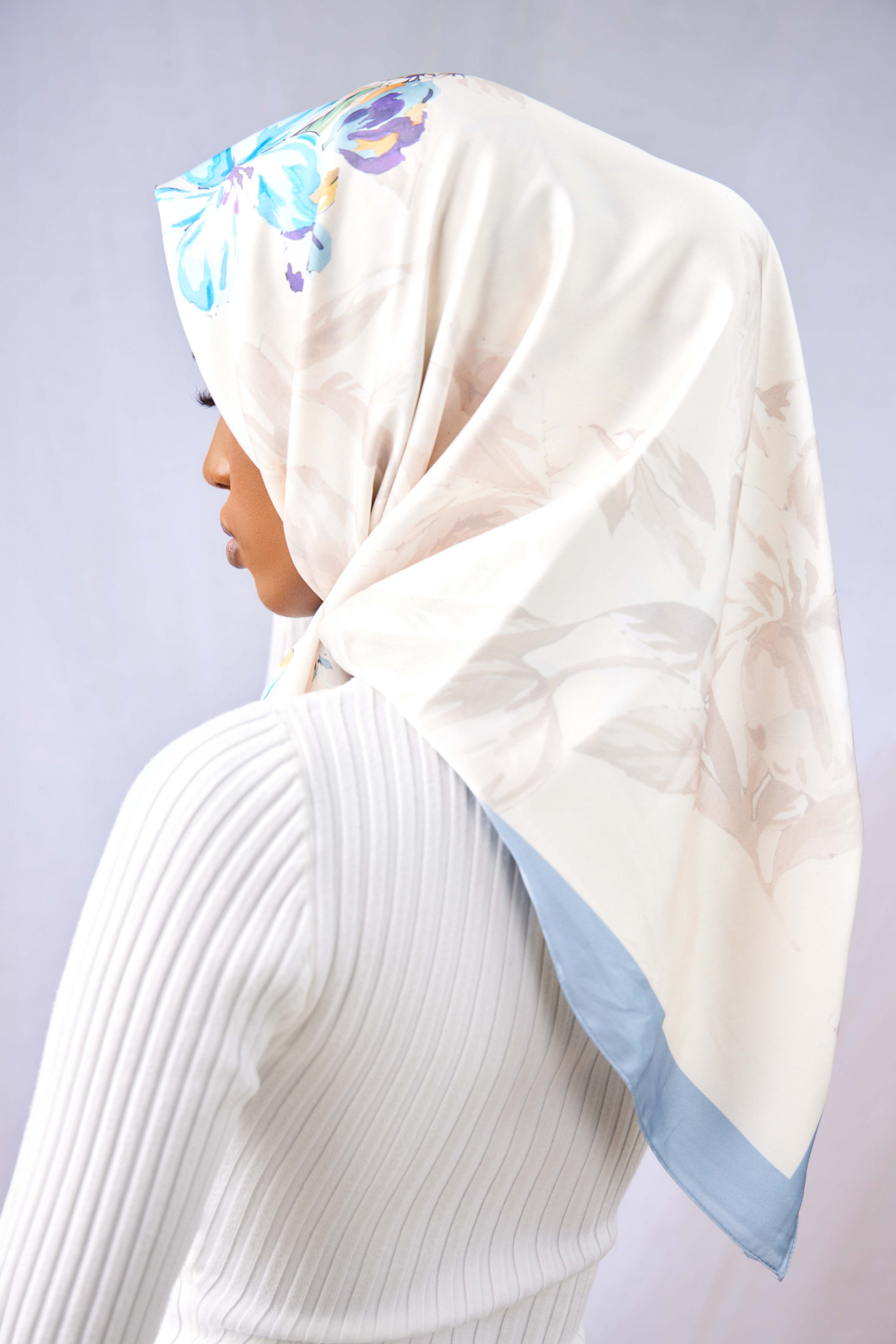 Patterned Matte Silk ~ Petal