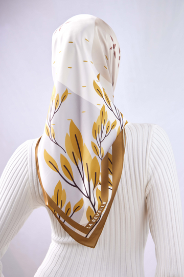 Patterned Matte Silk ~ Amber