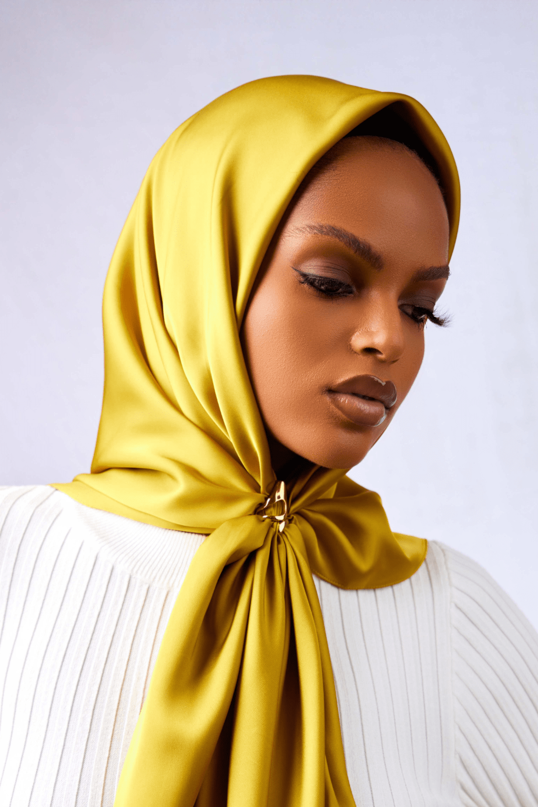 Plain Matte Silk ~ Mustard