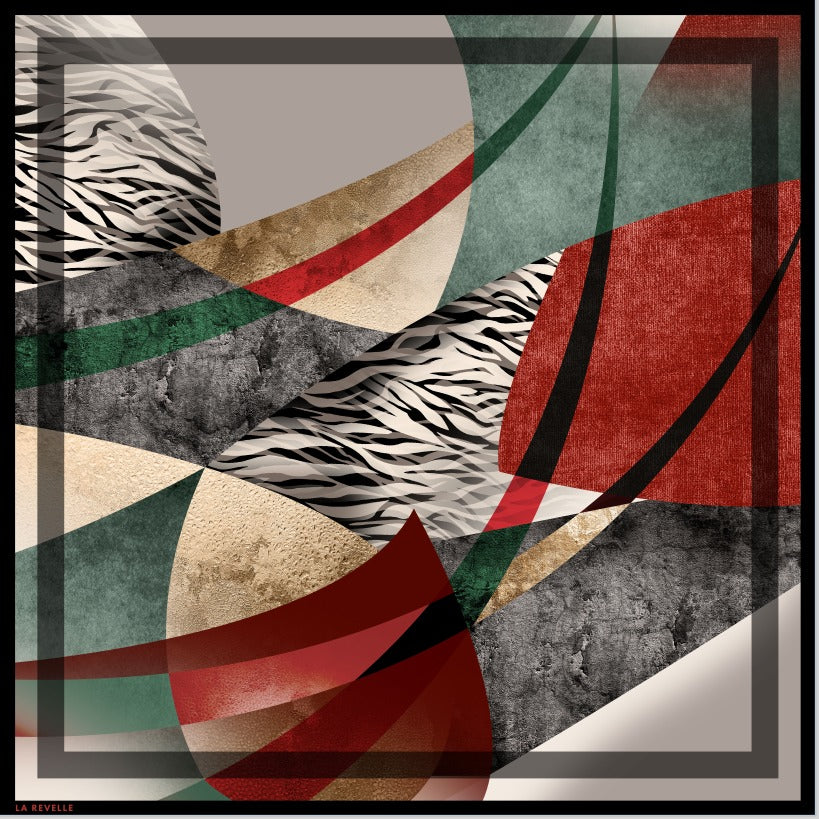 Patterned Matte Silk ~ Ridge