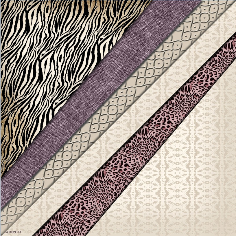 Patterned Matte Silk ~ Feral